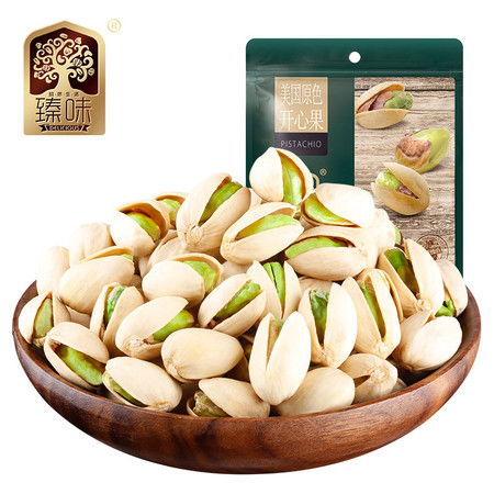 臻味休閑零食 品味美國原色開心果，240g+80g×3袋干果組合的愜意時光